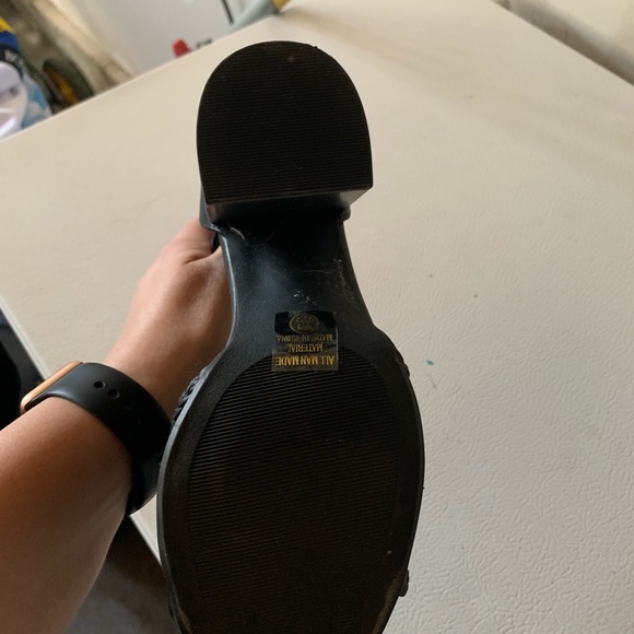 Braided Cut-out chunky heel sandals - Picture 7 of 7